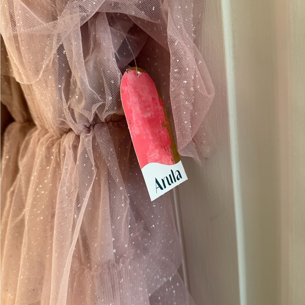 🚨FLASH SALE🚨 ARULA Blush Layered Formal Dress - Picture 5 of 5